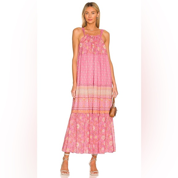 Spell Dresses & Skirts - Spell and the Gypsy Collective Utopia Flamingo Strappy Drawstring Dress